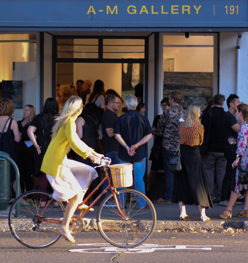 A-M Gallery Newtown Contemporary Exhibition Artist opening hours